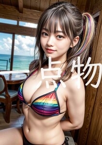 ai 美女 ポスター 高画質 かわいい 光沢紙 美 女 美少女 アートポスター a4サイズ 1点 美人 巨乳 美乳 美尻 お尻 ai 美女 ポスター R-3410