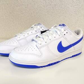 新品 正規品 NIKE ナイキ DUNK LOW RETRO ダンク ロー レトロ 白 ホワイト ハイパーロイヤル 26.5cm US8.5 DV0831-104の画像1