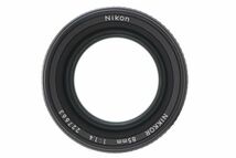 【美品】Nikon ニコン Ai-s 85mm 1.4 MF Portrait Lens マニュアルフォーカス レンズ #612_画像9