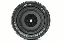 【美品】Canon キヤノン EF-S 18-200mm f/3.5-5.6 is Standard Zoom Lens スタンダード ズーム レンズ EF-TN-JP259_画像8
