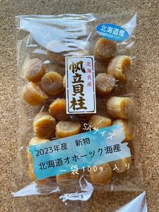 2023年産新物♪SA100g×2 北海道産 干貝柱 帆立 ホタテ 貝柱 乾燥　かい　つまみ　珍味　