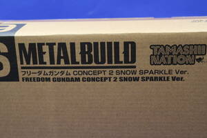 29-45 ①[未開封]METAL BUILD フリーダムガンダム CONCEPT 2 SNOW SPARKLE Ver. 機動戦士ガンダムSEED TAMASHII NATION 2023 開催記念商品