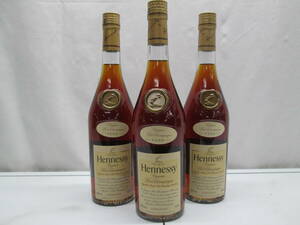 58/12 Hennessy（ヘネシー）VSOP スリム クリアボトル 40％ 700ml ブランデー/コニャック 【3本セット】