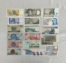 外国紙幣　旧紙幣　66枚おまとめ　ニュージーランド　フィリピン　アルゼンチン　トルコ　イギリス　ドイツ　ポーランド　アメリカなど_画像9