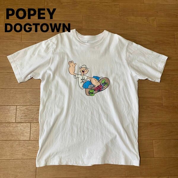【古着】POPEYE DOGTOWN スケボー Tシャツ ポパイ ドッグタウン