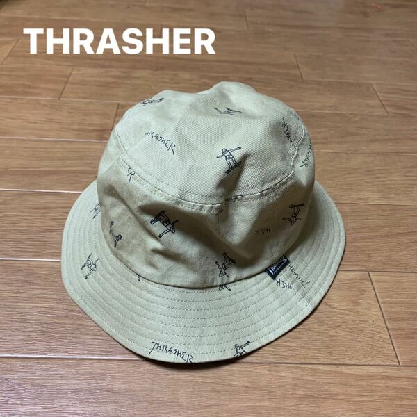 【古着】THRASHER スラッシャー バケットハット フリーサイズ