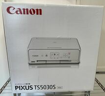 【新品】Canon プリンター インクジェット複合機 PIXUS TS5030S ホワイト_画像1