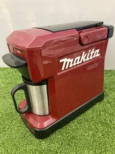 【中古品】★マキタ(Makita) 充電式コーヒーメーカー(オーセンティックレッド) CM501DZAR　ITU13NI5Y400