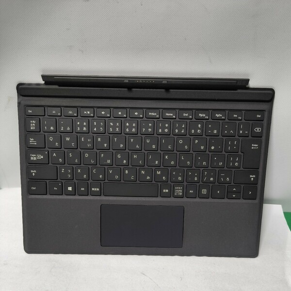「U12_3K」Microsoft Surface Pro 純正キーボード 日本語キ一ボ一ド タイプカバー Model:1725 ブラック 動作未確認