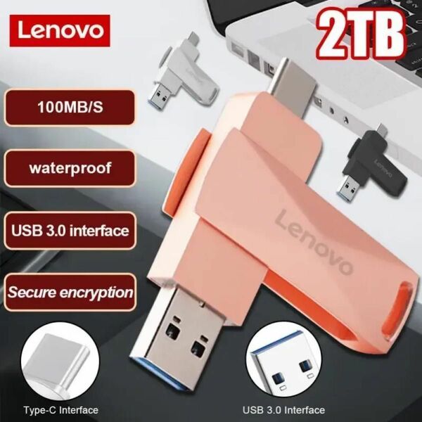 USB usbメモリ フラッシュドライブ 2テラバイト　
