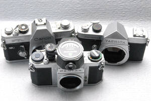 ペンタックス・キャノン・ヤシカ製 昔の高級カメラ 3台まとめて 希少品