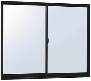 アルミサッシ YKK フレミング 半外付 引違い窓 W1540×H1370 （15013）単板
