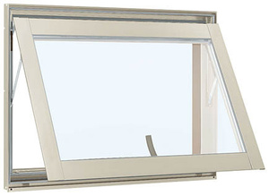 アルミサッシ YKK 装飾窓 フレミング 横滑り出し窓 W730×H570 （06905） 単板