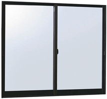 アルミサッシ YKK フレミング 半外付 引違い窓 W1845×H1570 （18015）複層_画像1