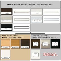 アルミ樹脂複合サッシ YKK 装飾窓 エピソードNEO 横スリットFIX窓 W1690×H303 （165023） 複層_画像2