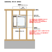 アルミサッシ YKK 装飾窓 フレミング 縦滑り出し窓 W300×H1170 （02611） 複層_画像7