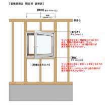 アルミサッシ YKK 装飾窓 フレミング 縦滑り出し窓 W640×H1170 （06011） 複層_画像7