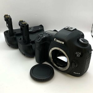 1円～/Canon/キャノン/EOS/5D/MarkⅢ/ボディ/付属品付/デジタル一眼/デジカメ/シャッターOK/通電確認済/ジャンク/I228