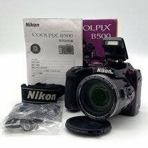 1円～/Nikon/ニコン/COOLPIX/クールピクス/B500/箱・付属品付/デジタルカメラ/デジカメ/コンパクトデジタルカメラ/ジャンク/HM030_画像1