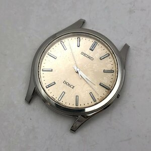 1円～/SEIKO/セイコー/DOLCE/ドルチェ/8J41-8010/3針/シルバーカラー/ラウンド/クォーツ/メンズ腕時計/難あり/ジャンク/T143