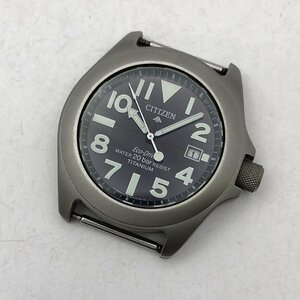 1円～/CITIZEN/シチズン/Eco-Drive/エコドライブ/7828-H09971/3針/デイト/ラウンド/チタン/20BAR/メンズ腕時計/ジャンク/T140