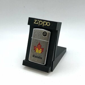 1円～/未使用/保管品/ZIPPO/ジッポー/スリム/Canada/1995年製/ライター/煙草/喫煙具/喫煙グッズ/コレクション/ジャンク/H074