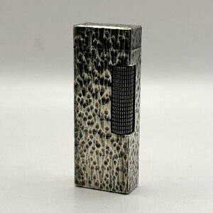 1円～/dunhill/ダンヒル/ローラー/シルバーカラー/ガスライター/喫煙具/喫煙グッズ/火花OK/難あり/ジャンク/W087