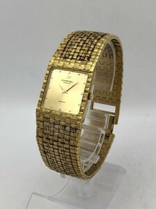 1円～/RAYMOND WEIL/レイモンドウィル/GENEVE/9058/2針/ゴールド文字盤/ゴールドカラー/スクエア/クォーツ/レディース腕時計/ジャンク/T012