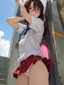 m161★全て一点物★新世紀エヴァンゲリオン 真希波マリ mari 同人 ポスター A4 光沢紙 美少女 アニメ イラストアート