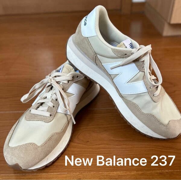 最終値下げ【美品】new balance ニューバランス MS237 26.5cm スニーカー 620237 RD EC ベージュ