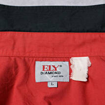 【ELY DIAMOND】米国 ウエスタンシャツ 老舗ブランド 赤黒ツートーン仕様 Lサイズ ビンテージ_画像5
