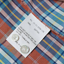 【BEAMS PLUS】ビームス プラス 定番BDシャツ 日本製 チェックシャツ ボタンダウン Sサイズ_画像9