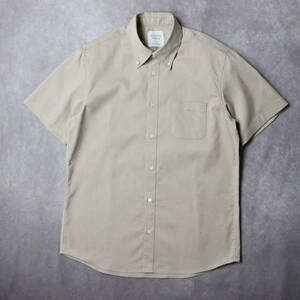 【UNITED TOKYO】ハリ感 オックスフォード ボタンダウンシャツ 半袖シャツ size3 ユナイテッドトーキョー