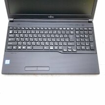 fujitsu lifebook A579/A FMVA62TK2 Core i3-8145U 2.1GHz 4GB 500GB 15.6 ジャンク扱い H12428_画像3