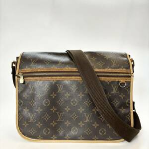 【訳あり品】 LOUIS VUITTON ルイヴィトン モノグラム メッセンジャーボスフォールGM ショルダーバッグ M40105 社外リペア済み