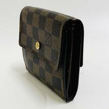 ★☆LOUIS VUITTON ルイ ヴィトン ダミエ ポルトフォイユ エリーズ Wホック 財布 N61652☆★_画像3