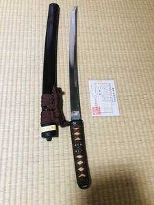  large small ../ short sword ( small ) top class rare short sword less .[ blade length 49.2cm curve 0.6cm origin width 2.7cm origin -ply 0.7cm]. raw. ... old house delivery goods selling up 1 jpy ~ Japanese sword 