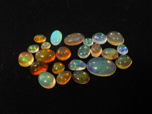 [24637]#. summarize # natural Mexico opal loose 23 stone total 16.68ct. another ending 