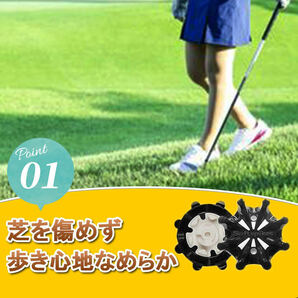 ゴルフ スパイク 鋲 ゴルフ シューズ ソフトスパイク ゴルフスパイク FTS3.0 Tri-LOK トライロック TOURLOCK 14個 スパイクレンチ付き 付替の画像3