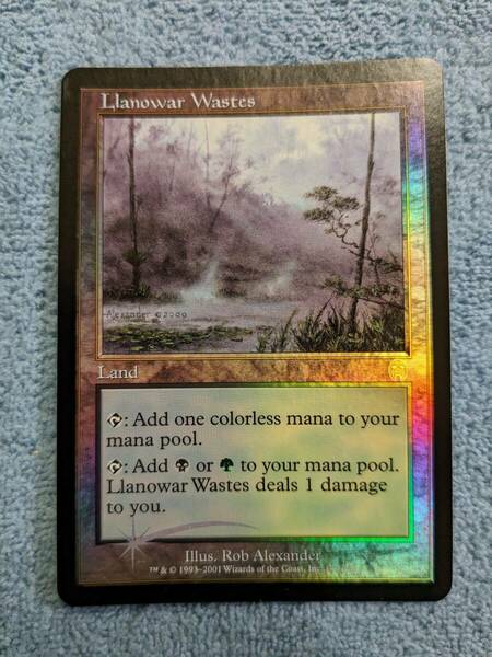 MTG【Foil/英】ラノワールの荒原/Llanowar Wastes　[APC]