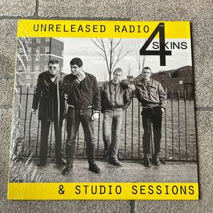 THE 4 SKINS Unreleased Radio & Studio Sessions LP 80*s London U.K. Street Punk ~ Oi! Punk официальный Comp. ('19)