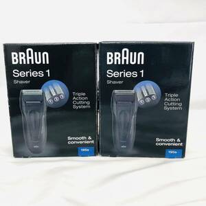 未使用 BRAUN ブラウン 電気 シェーバー シリーズ1 195-s 2点 セット