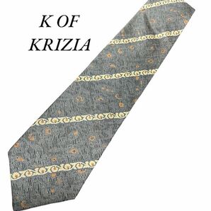 【美品】OFKRIZIA ネクタイ　シルク