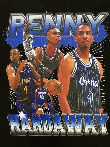 【未使用品】 NBA　PENNY HARDAWAY ペニー・ハーダウェイ Tシャツ オーランド・マジック ユニフォーム 美品 XL アンファニー・ハーダウェイ