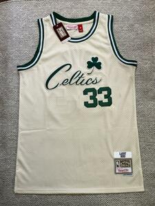 【やや訳あり】 NBA BIRD #33 CELTICS ラリー・バード ボストン・セルティックス ★ユニフォーム ゲームシャツ バスケ ジャージ　刺繍