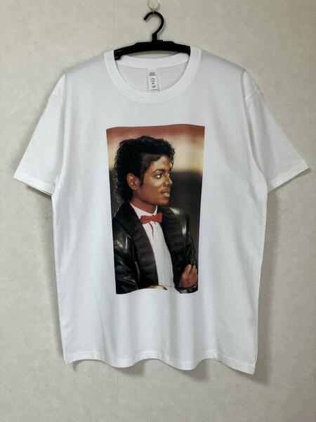 【未使用品】 Michael Jackson　マイケル・ジャクソン　Tシャツ　美品 L トップス　白　ホワイト