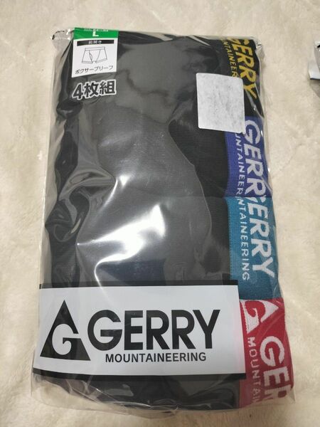 【ボクサーブリーフ L】 下着 前開き パンツ GERRY 4枚組