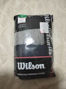 【ボクサーブリーフ L】 下着 前開き パンツ Wilson 4枚組