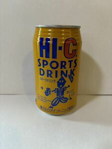  пустой жестяная банка Showa Retro HI-C высокий si- спорт напиток 1991 год производство retro жестяная банка пустой жестяная банка подлинная вещь старый машина желтохвост пирог retro 