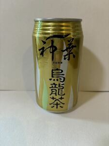  empty can Showa Retro god leaf . dragon tea 1991 year manufacture retro can that time thing empty can yellowtail pie retro 